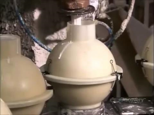 Foto - Bowling topları işte böyle yapılıyor