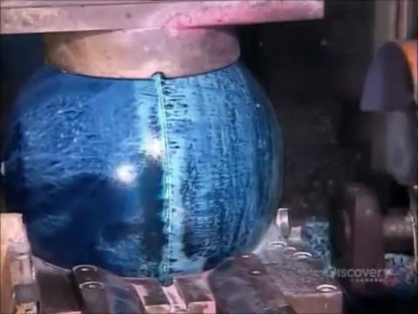 Foto - Bowling topları işte böyle yapılıyor