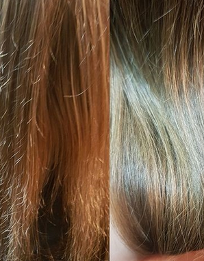 Foto - Boyadan yıpranmış saç uçlarını bir anda yenilemenin formülü: oraya uygulayan şoka uğradı! Saç fışkıracak