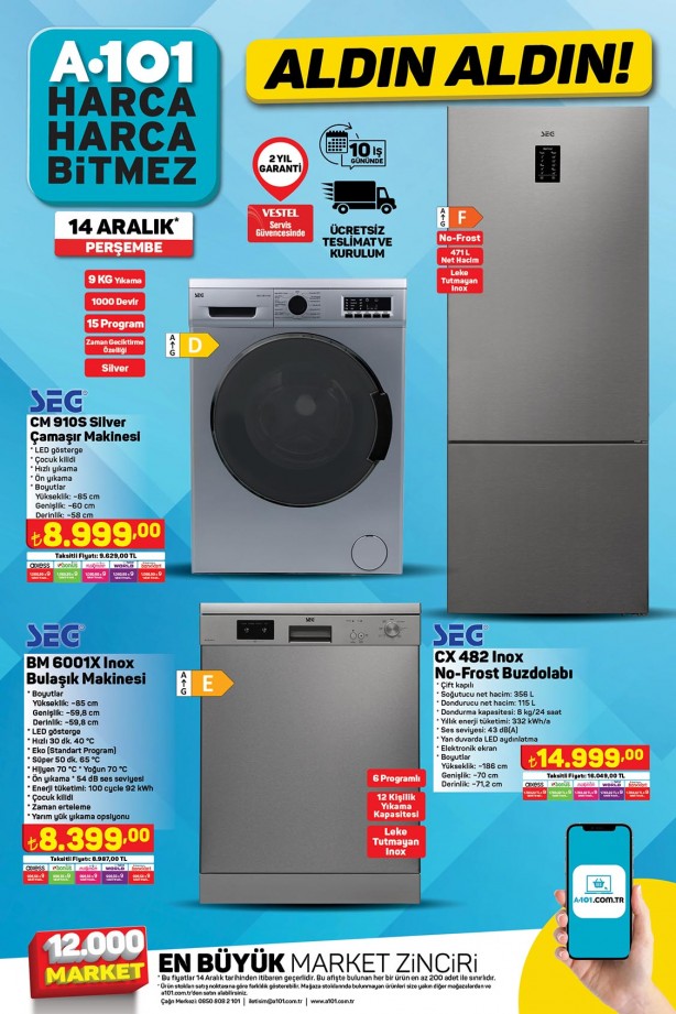 Foto - Böyle bir fırsat bir daha gelmez… A101 14 Aralık Perşembe günü için ürün kataloglarını paylaştı! Benzinli motosiklet satıyor! 