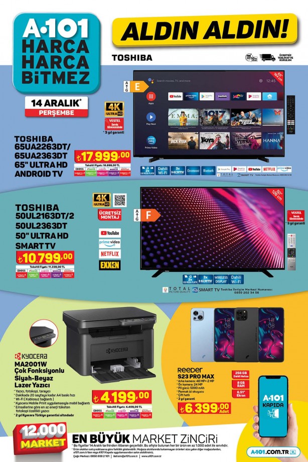 Foto - Böyle bir fırsat bir daha gelmez… A101 14 Aralık Perşembe günü için ürün kataloglarını paylaştı! Benzinli motosiklet satıyor! 