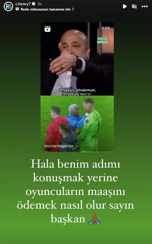 Foto - Böyle düelloya çok rastlanmaz! Murat Sancak’tan Onyekuru’ya olay cevap