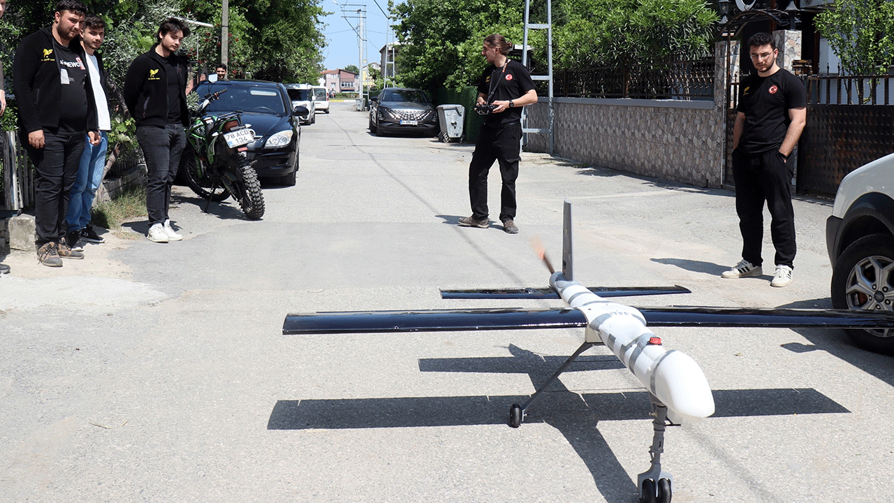 Foto - Böyle düğün görülmedi : Konvoyun önünü dronla kesti!