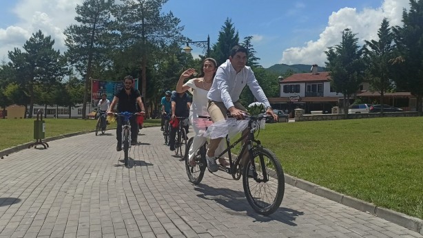 Foto - Böyle düğün konvoyu görülmedi