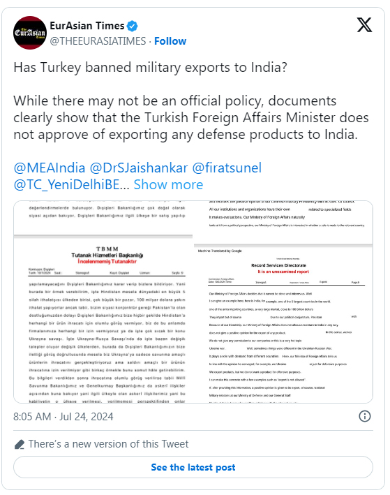 Foto - Böyle ilan ettiler: Türkiye bize artık hiçbir savunma sanayi ürününü satmayacak! Ankara bizi sildi