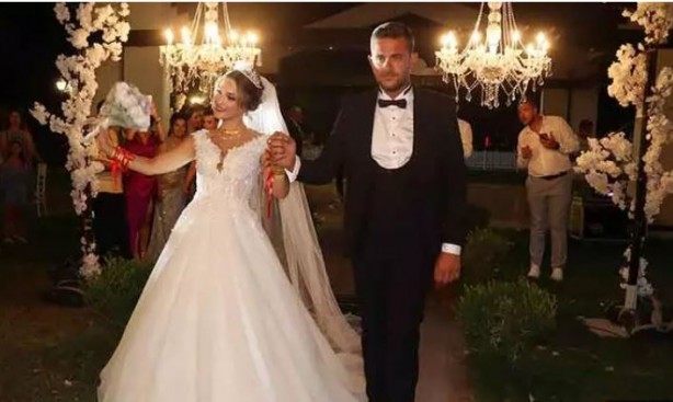 Foto - Böyle olur hafriyatçının düğünü