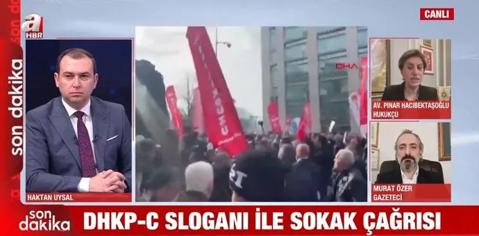 Foto - Böyle provokasyon görülmedi! CHP bunu da yaptı! Selim Kiraz’ı şehit eden DHKP-C’nin sloganını savcının şehit edildiği yerde söylediler