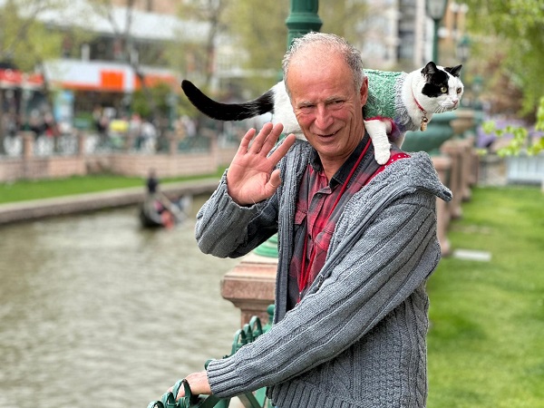 Foto - Boynunda kedisi ile Türkiye'yi dolaşıyor