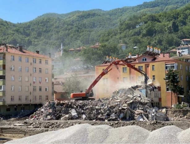 Foto - Bozkurt'ta sel felaketinin izleri siliniyor
