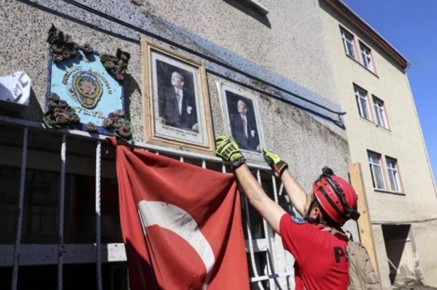 Bozkurt'ta sel felaketinin izleri siliniyor