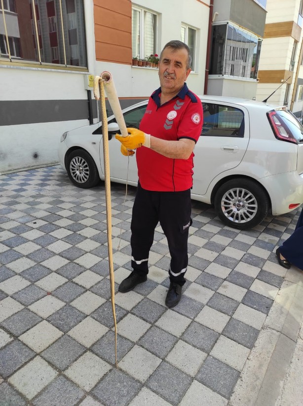 Foto - Bozüyük Belediyesi İtfaiyesi’nden yılan operasyonları