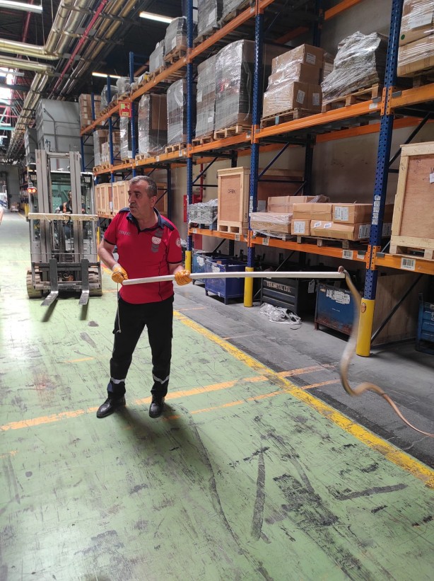 Foto - Bozüyük Belediyesi İtfaiyesi’nden yılan operasyonları