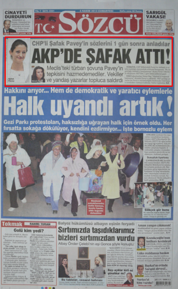 Foto - Bre vicdansız, başını örtme özgürlüğünü Atatürk'e borçlu isek bu yasağı bu ülkede kim yıllarca uyguladı? 