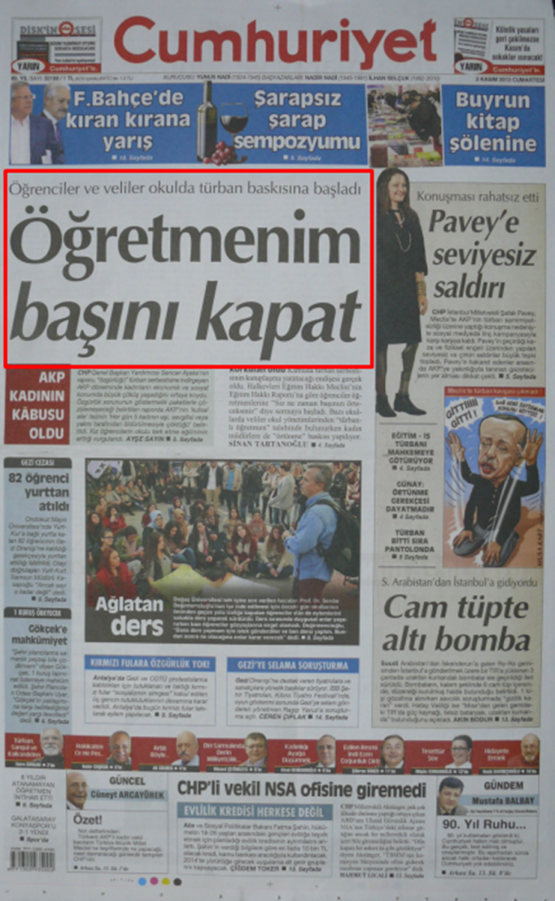 Foto - Bre vicdansız, başını örtme özgürlüğünü Atatürk'e borçlu isek bu yasağı bu ülkede kim yıllarca uyguladı? 