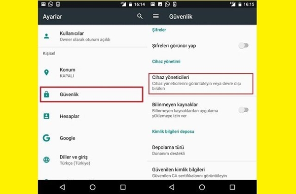 Foto - Bu Android cihazlarda virüs var! Temizlemek için...