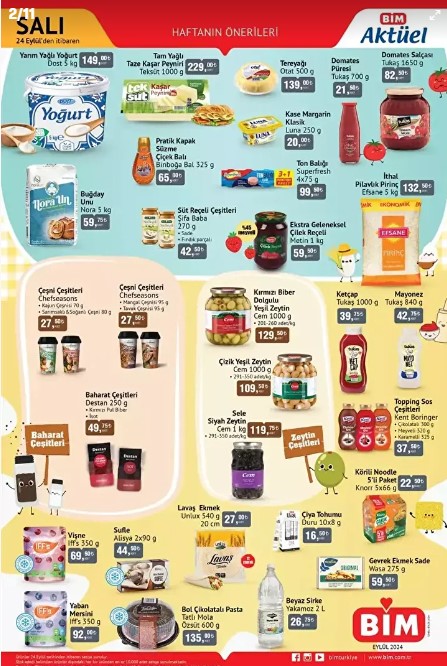 Foto - Bu ayın son kataloğu belli oldu! Bim'in 24-27 Eylül indirimleri kaçmaz