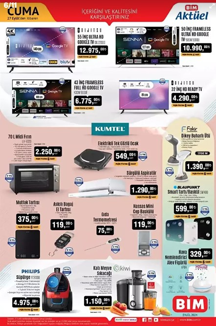 Foto - Bu ayın son kataloğu belli oldu! Bim'in 24-27 Eylül indirimleri kaçmaz