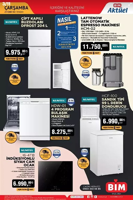 Foto - Bu ayın son kataloğu belli oldu! Bim'in 24-27 Eylül indirimleri kaçmaz