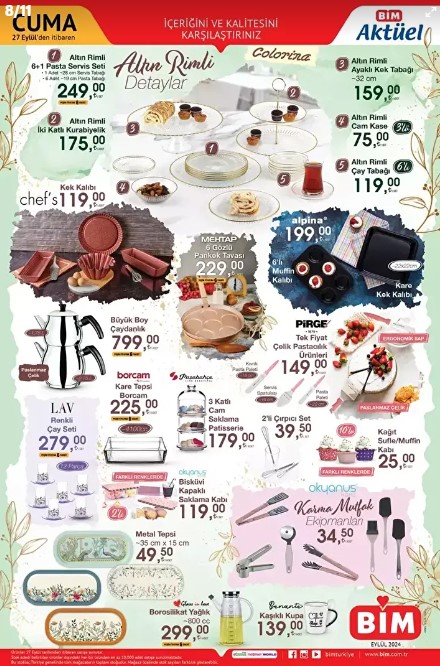 Foto - Bu ayın son kataloğu belli oldu! Bim'in 24-27 Eylül indirimleri kaçmaz