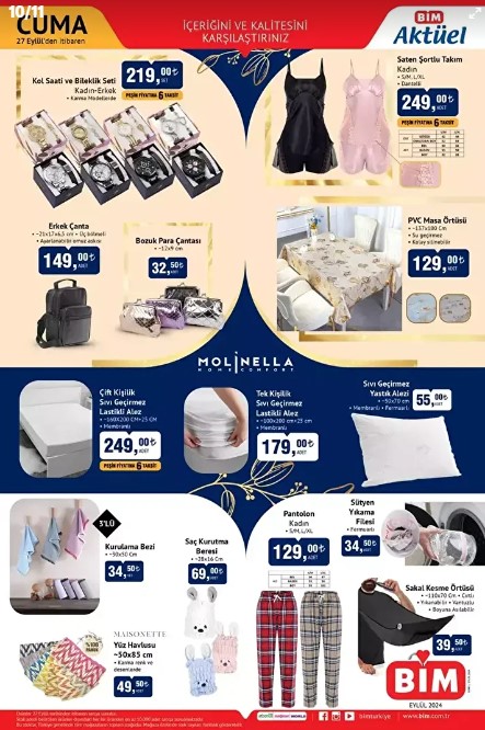Foto - Bu ayın son kataloğu belli oldu! Bim'in 24-27 Eylül indirimleri kaçmaz
