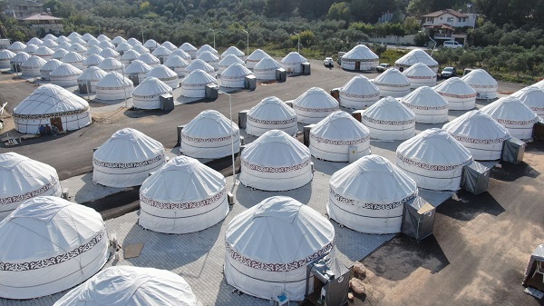 Foto - Bu çadırlar tek damla su geçirmiyor! 