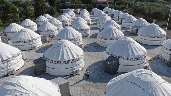 Foto - Bu çadırlar tek damla su geçirmiyor! 
