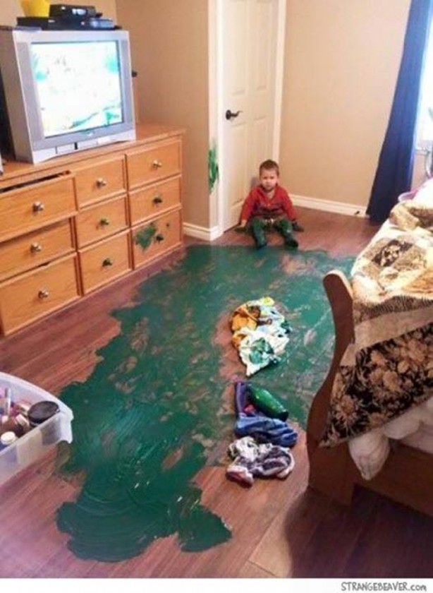 Foto - Bu çocuklar yaramazlığın dozunu biraz fazla kaçırmış!