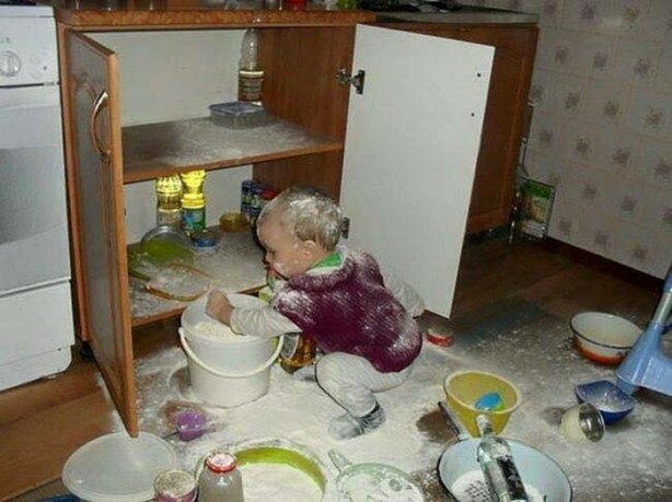 Foto - Bu çocuklar yaramazlığın dozunu biraz fazla kaçırmış!