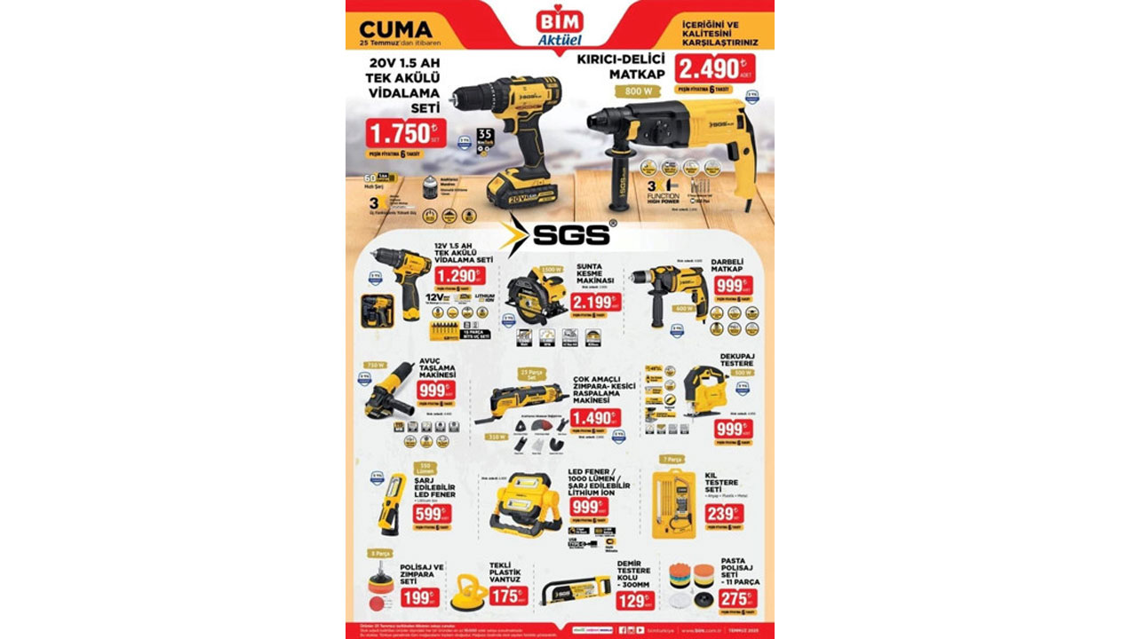 Foto - Bu Cuma hangi ürünler geliyor? BİM 25 Temmuz 2025 indirimli ürünleri açıklandı