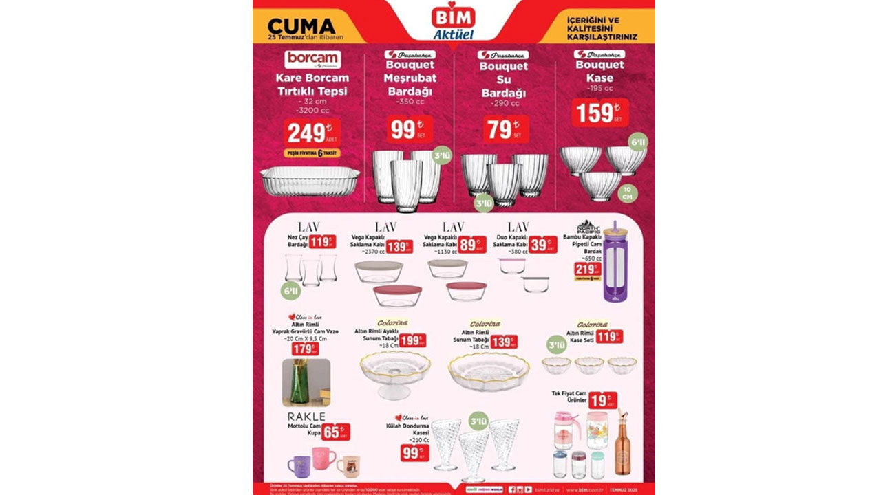 Foto - Bu Cuma hangi ürünler geliyor? BİM 25 Temmuz 2025 indirimli ürünleri açıklandı