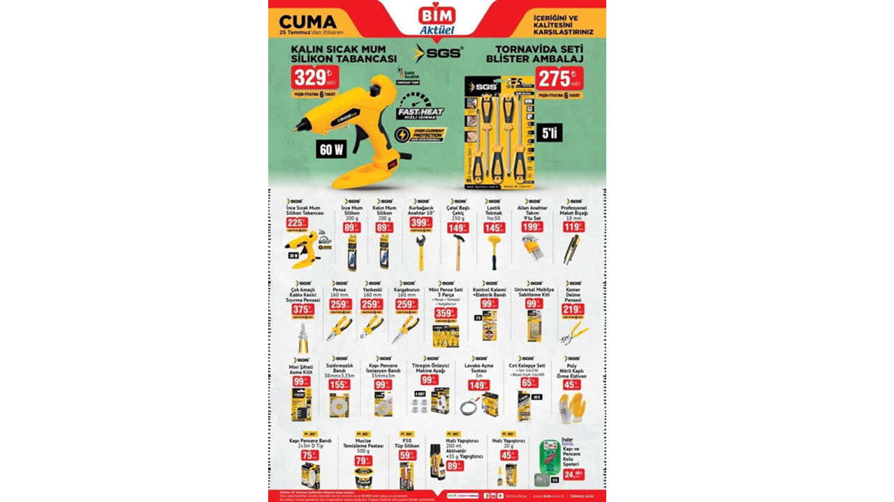 Foto - Bu Cuma hangi ürünler geliyor? BİM 25 Temmuz 2025 indirimli ürünleri açıklandı