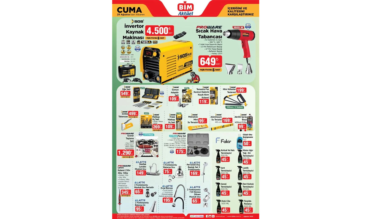 Foto - Bu Cuma teknolojiye doyuracak! BİM'de 29 Ağustos Cuma günü dev indirimler