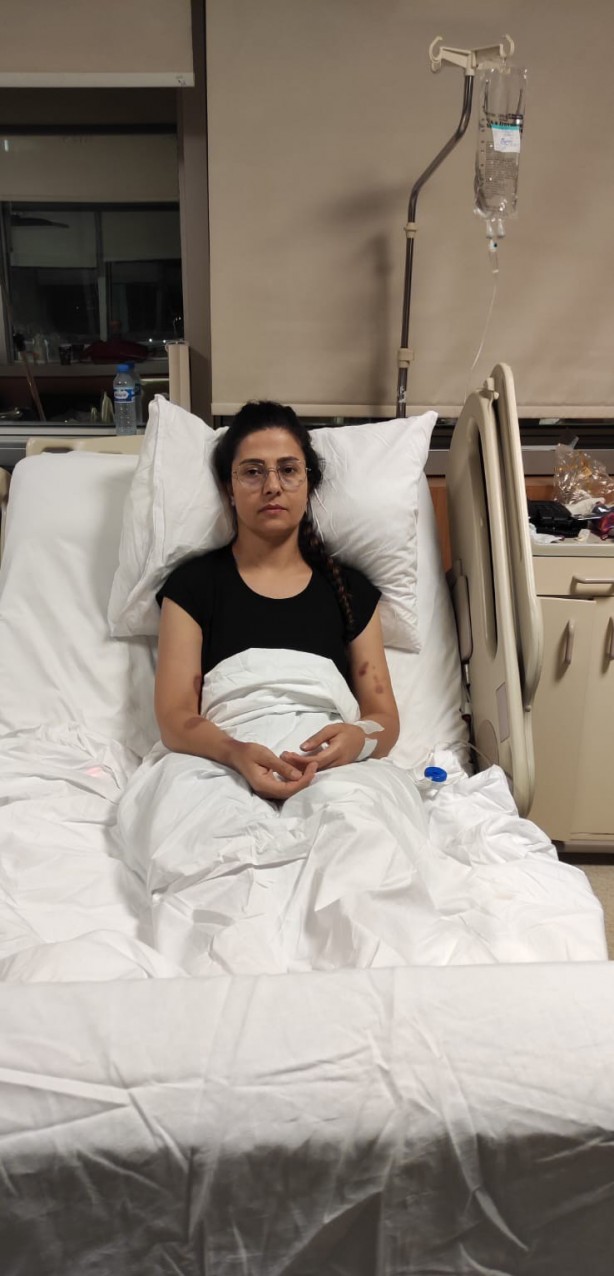 Foto - Bu da oldu! Ağrım var diye gittiği hastaneden tekerlekli sandalye ile çıktı