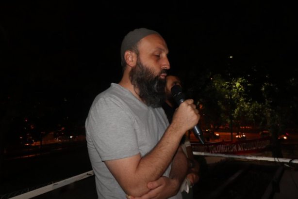 Foto - Bu dualar GAZZE için! Nöbet Saraçhanede devam ediyor