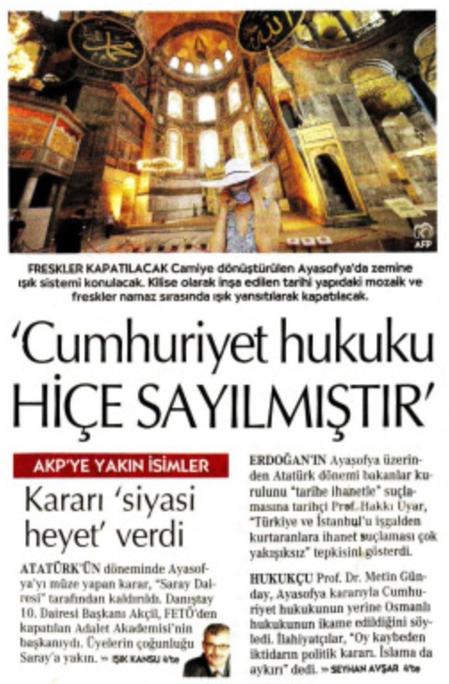 Foto - Bu düşmanlığa ve yalanlara ‘gazetecilik’ diyorlar! Tek sayfada 4 operasyon