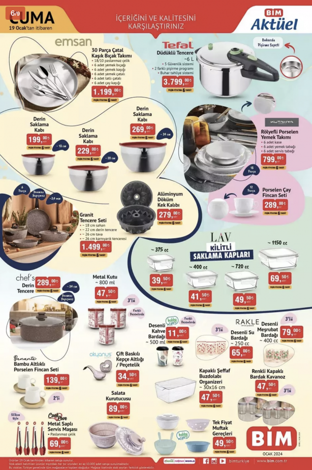 Foto - Bu fırsat kaçmaz! 19 Ocak Cuma günü BİM teknoloji ürünleriyle haftaya damga vuracak! Eviniz için daha neler neler!