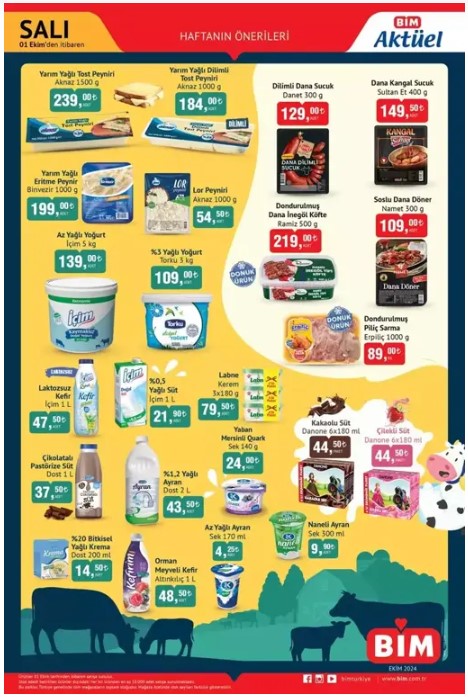 Foto - Bu fırsat kaçmaz! BİM'in 1-4 Ekim indirimlerinde neler var neler