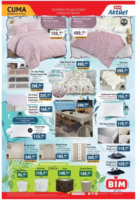 Foto - Bu fırsat kaçmaz! BİM'in 1-4 Ekim indirimlerinde neler var neler