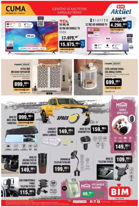 Foto - Bu fırsat kaçmaz! BİM'in 1-4 Ekim indirimlerinde neler var neler