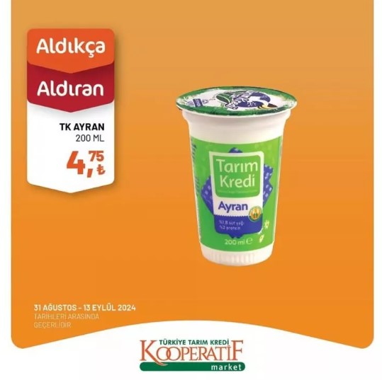 Foto - Bu fırsatı kaçırmayın! Tarım Kredi'de Eylül ayına özel büyük indirim