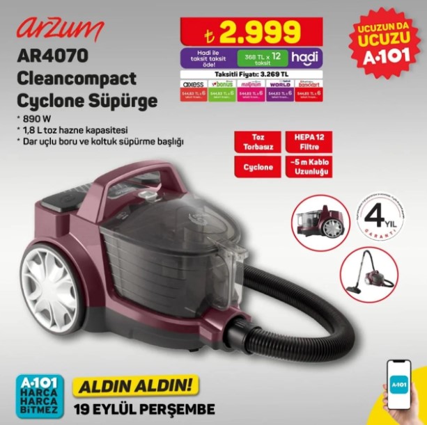 Foto - Bu fırsatlar kaçmaz! A101'de 19-25 Eylül indirim rüzgarı