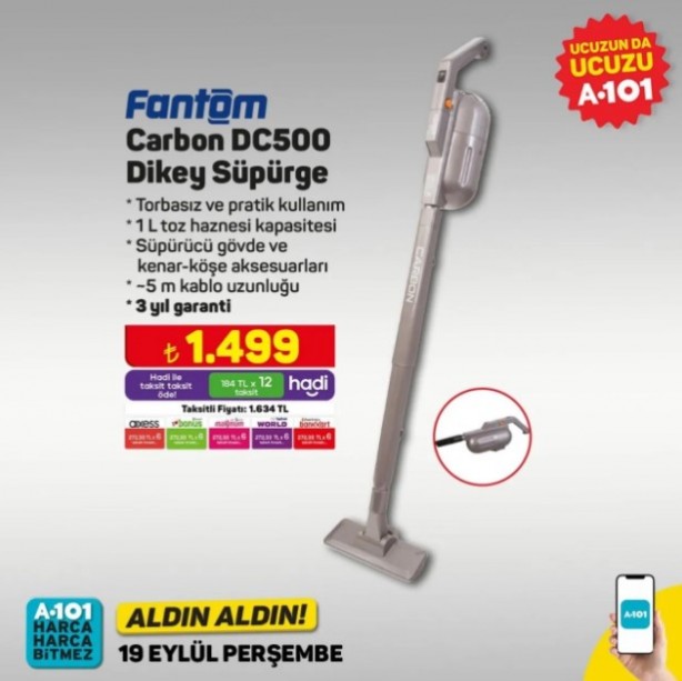 Foto - Bu fırsatlar kaçmaz! A101'de 19-25 Eylül indirim rüzgarı