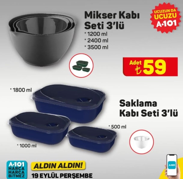 Foto - Bu fırsatlar kaçmaz! A101'de 19-25 Eylül indirim rüzgarı