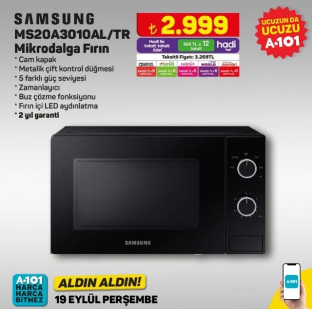 Foto - Bu fırsatlar kaçmaz! A101'de 19-25 Eylül indirim rüzgarı