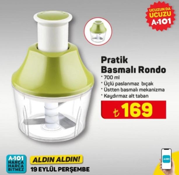 Foto - Bu fırsatlar kaçmaz! A101'de 19-25 Eylül indirim rüzgarı