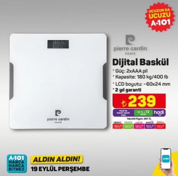 Foto - Bu fırsatlar kaçmaz! A101'de 19-25 Eylül indirim rüzgarı