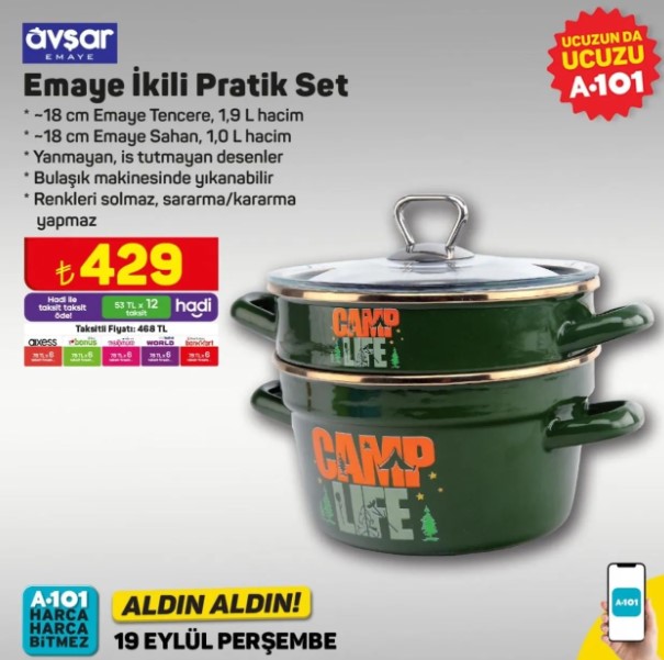 Foto - Bu fırsatlar kaçmaz! A101'de 19-25 Eylül indirim rüzgarı