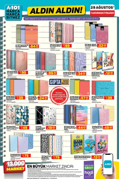 Foto - Bu fırsatlar kaçmaz! A101'de okul öncesi dev indirimler