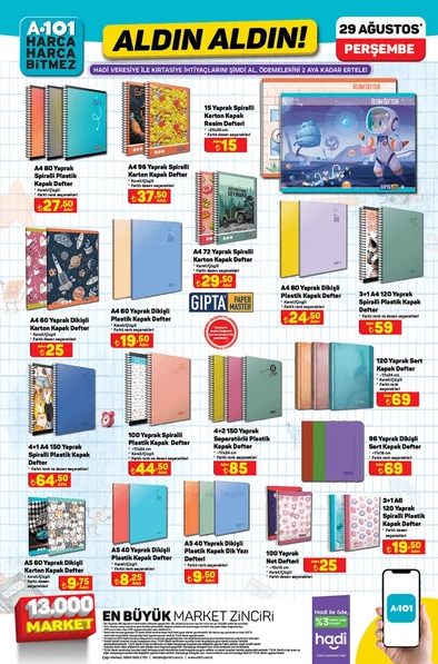 Foto - Bu fırsatlar kaçmaz! A101'de okul öncesi dev indirimler