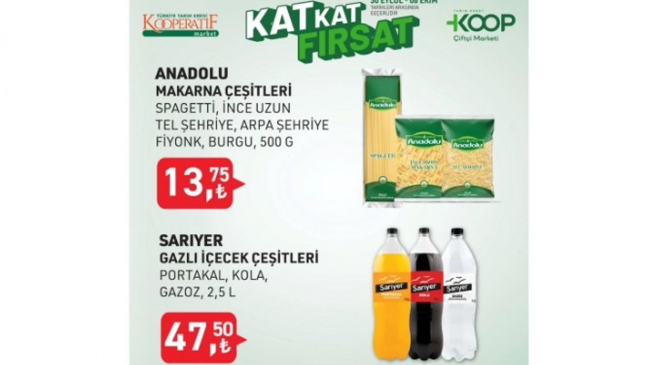 Foto - Bu fırsatları kaçırmayın! Tarım Kredi'de 30 Eylül-6 Ekim 2025 indirimleri açıklandı